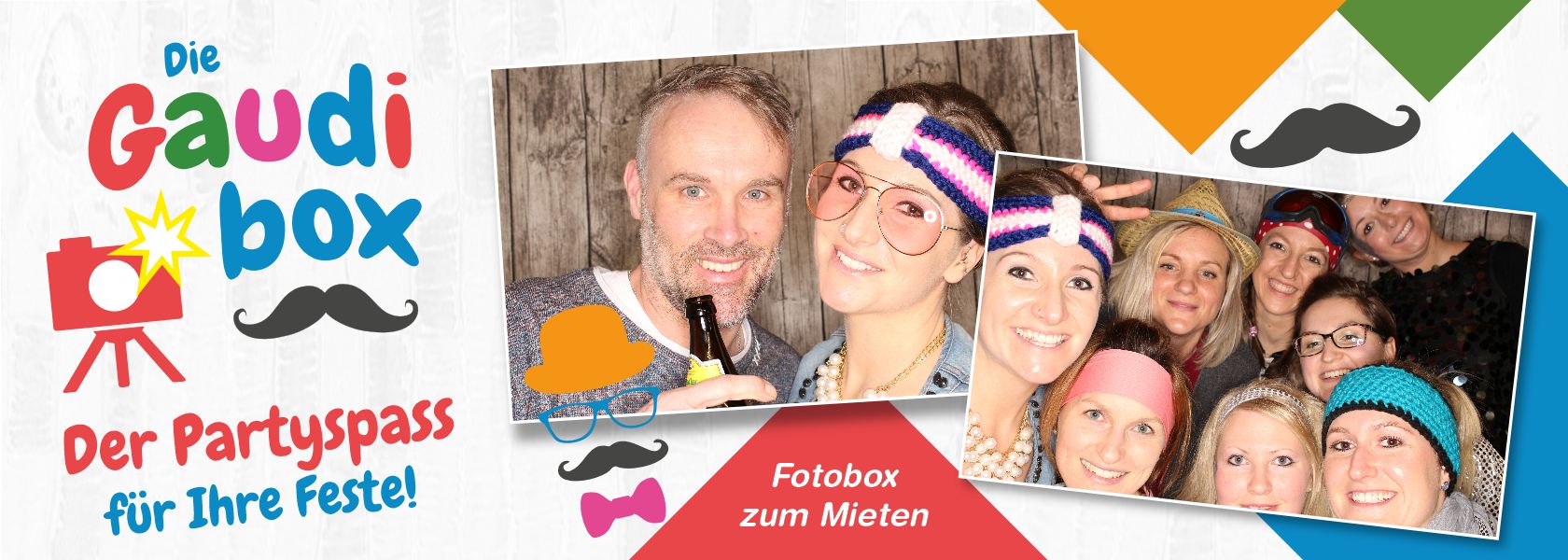 Die Gaudibox Fotobox - der Partyspass für Ihre Feste in der Region Traunstein, Trostberg, Kirchanschöring, Tittmoning, Fridolfing und Berchtesgadener Land
